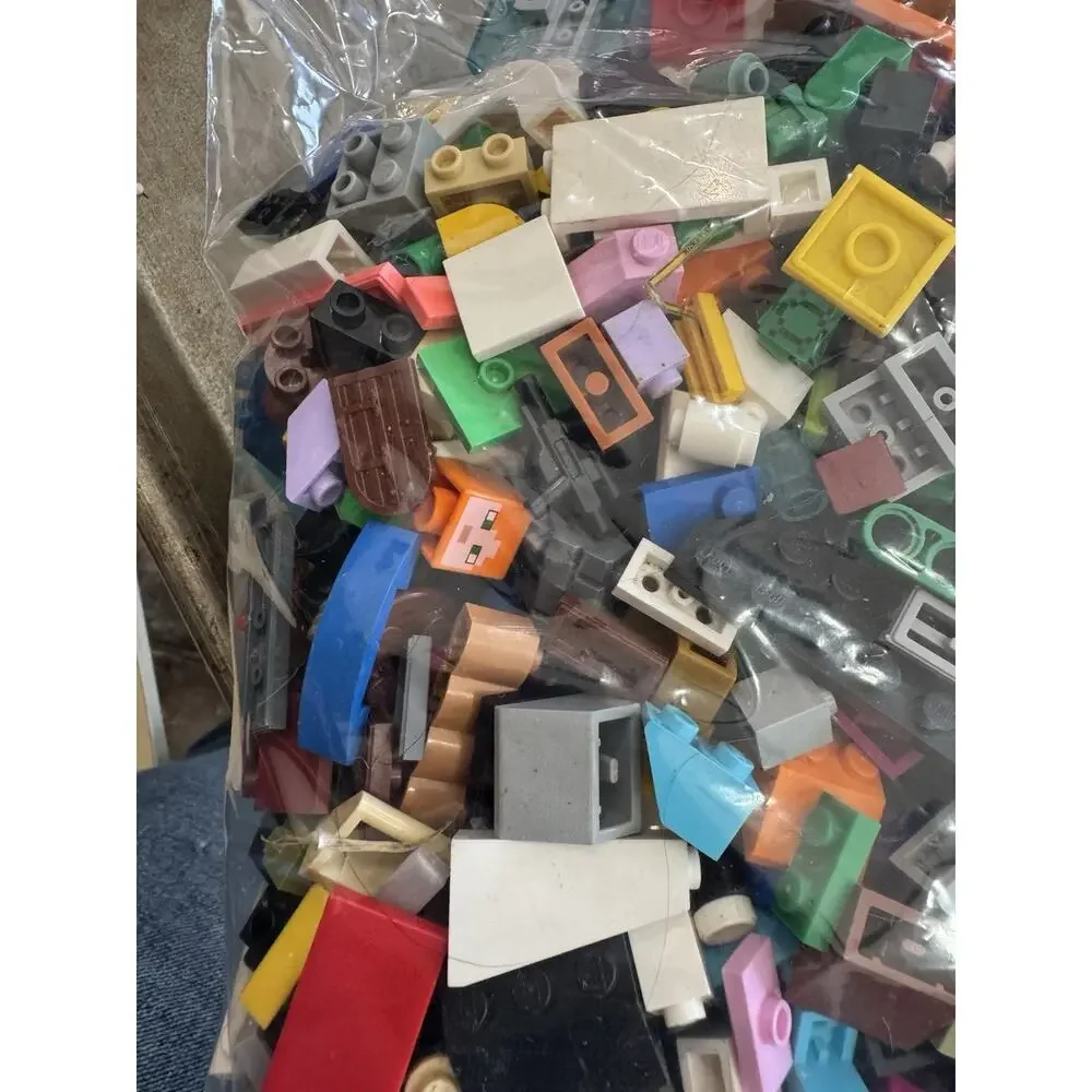 2 lbs Mixed LEGO Lot - Authentic Genuine Bricks Parts & Pieces Cleaned & Sorted